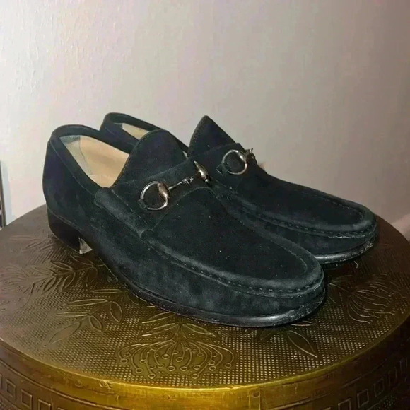 Authentic vintage Gucci black horsebit loafers 6.5 (36.5) - Picture 1 of 7